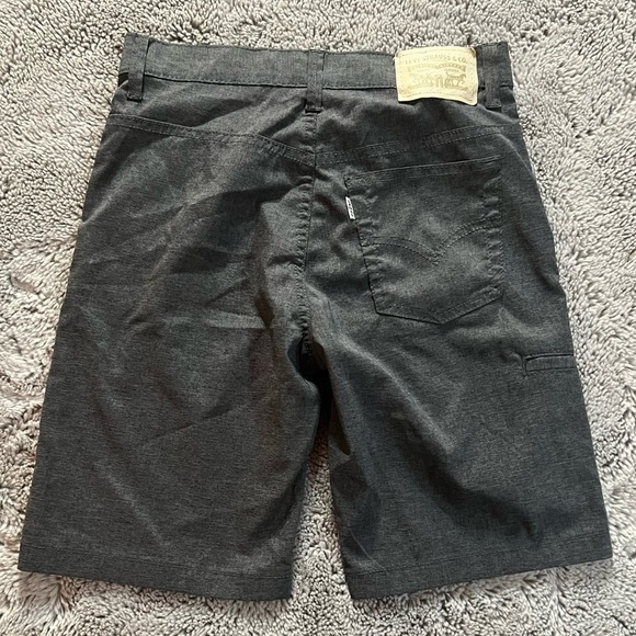 𝅺LEVI’S 511 Slim Size 12 Years Grey Lightweight Hybrid Shorts, Preloved - Picture 2 of 7